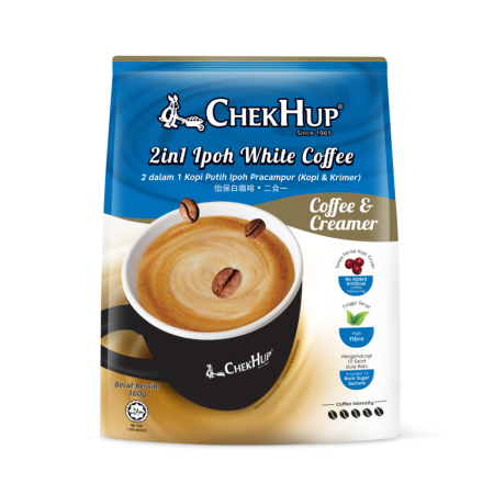 CHEK HUP Ipoh White Coffee 2in1 (Coffee & Creamer) Pack