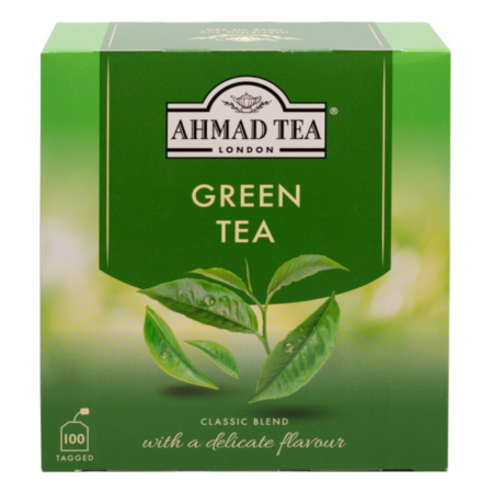 AHMAD Green Teabags Pack