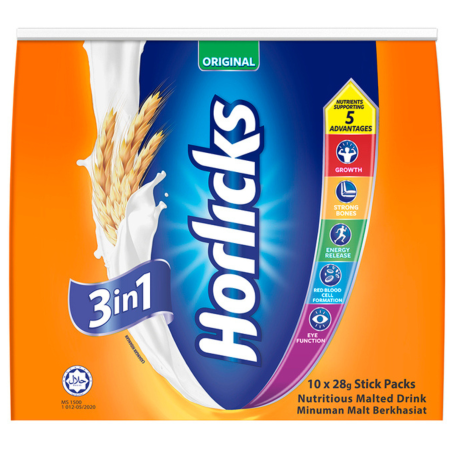 HORLICKS Malted Drink 3in1 Pack