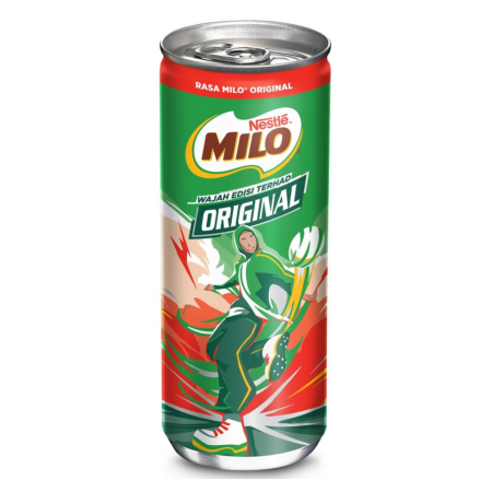 MILO Chocolate Drink RTD Can Carton