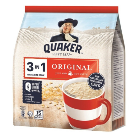 QUAKER Oats Instant Cereal Drink 3in1 Pack