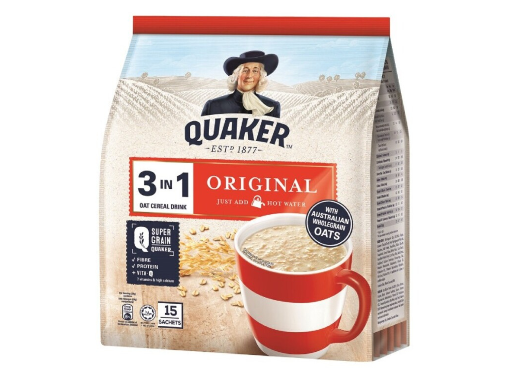 QUAKER Oats Instant Cereal Drink 3in1 Pack
