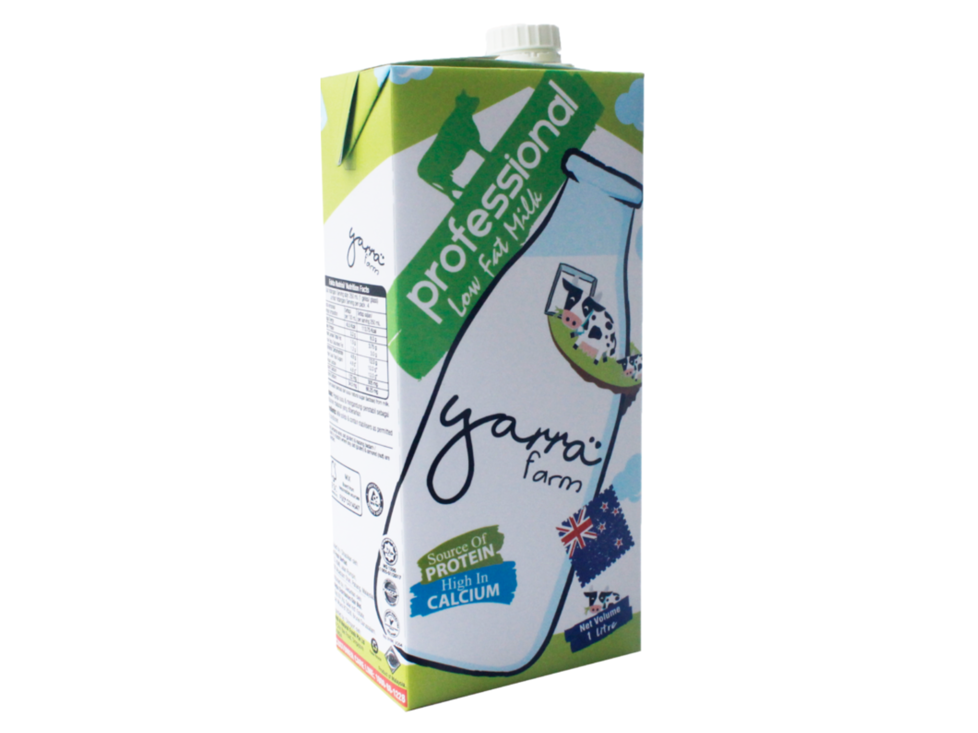 YARRA UHT Professional Low Fat Milk Carton