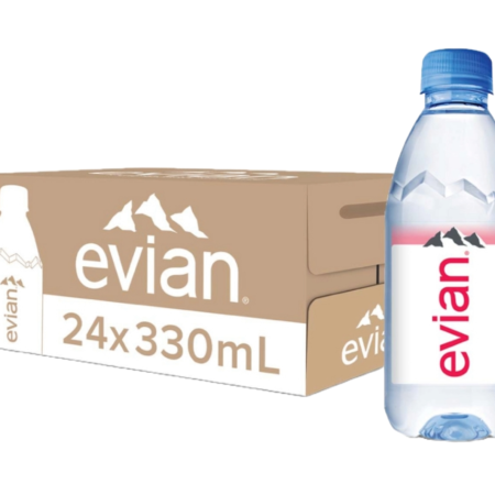 EVIAN Natural Spring Water Carton