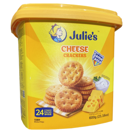 JULIE'S Cheese Crackers Tub