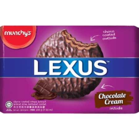 LEXUS Choco Coated Cream Biscuits Pack