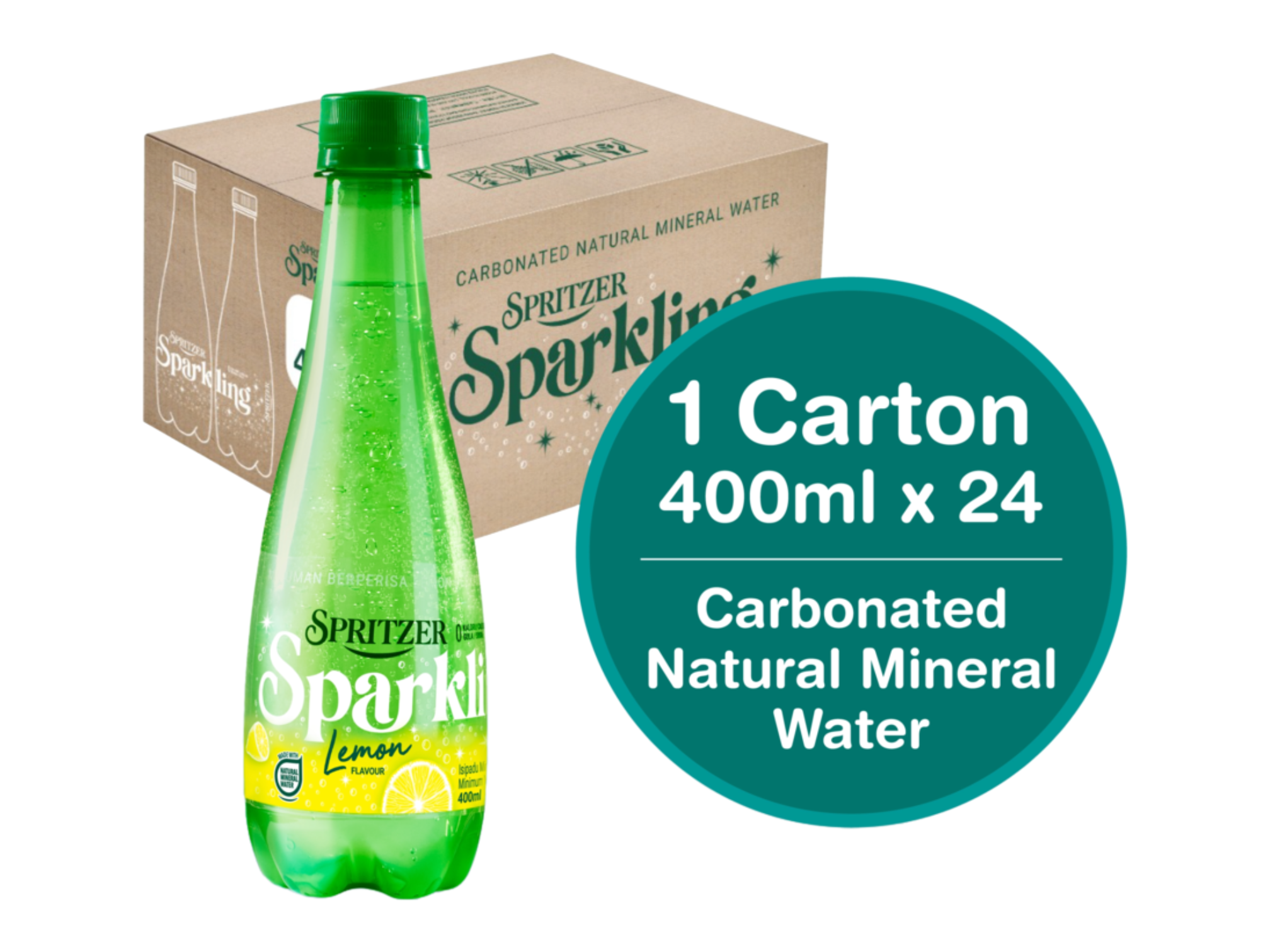 SPRITZER Sparkling Mineral Water Carton
