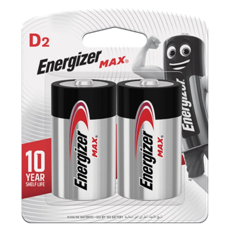 ENERGIZER MAX Battery (Size D) (2 Piece)
