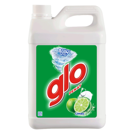 GLO Dishwash Liquid (Lime) Bottle - 4.5L