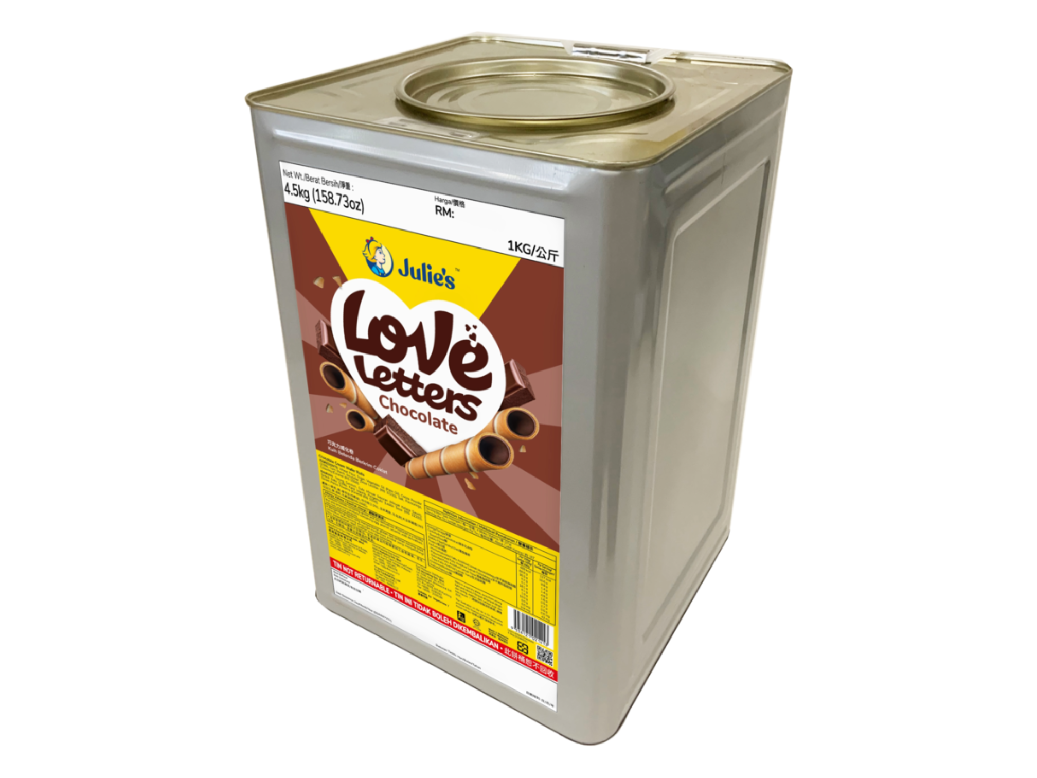 JULIE'S Love Letter Chocolate Tin