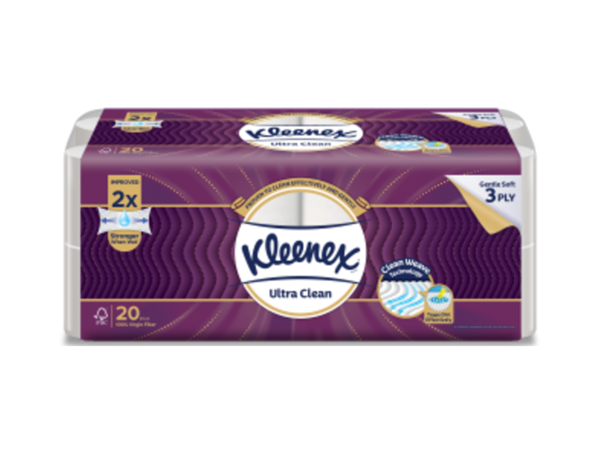 KLEENEX Ultra Soft Toilet Tissue (200 Sheets) Pack