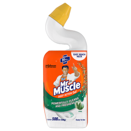 MR. MUSCLE Advanced Toilet Bowl Cleaner Bottle