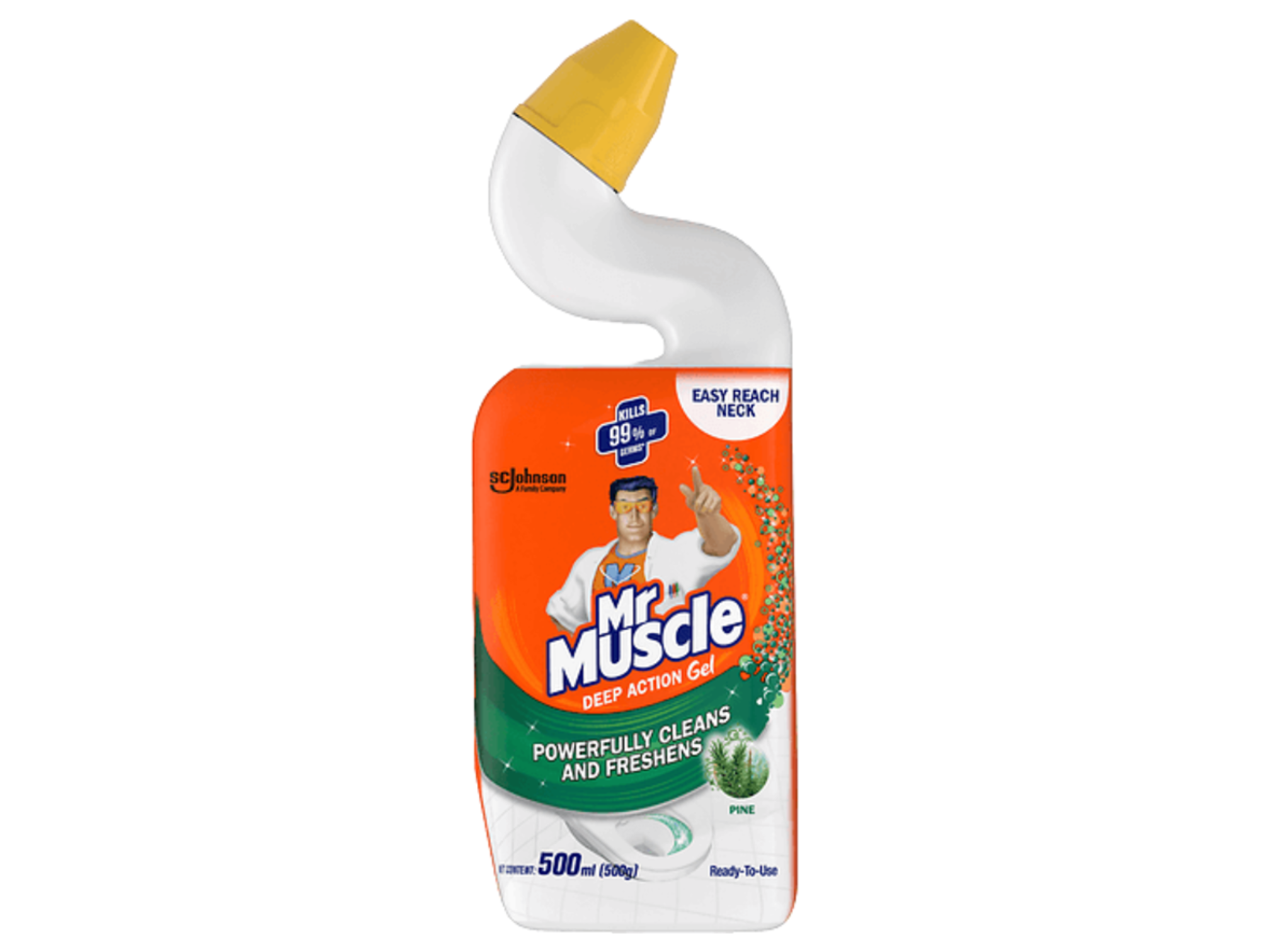 MR. MUSCLE Advanced Toilet Bowl Cleaner Bottle