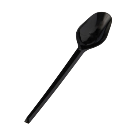 Plastic Spoon Black Pack