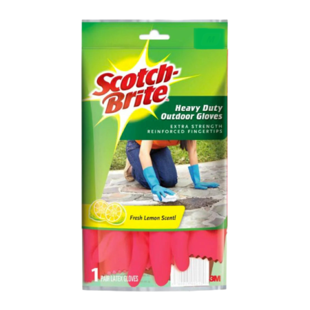 SCOTCH-BRITE Heavy Duty Rubber Gloves