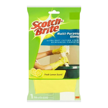 SCOTCH-BRITE Multipurpose Rubber Gloves Short Cuff