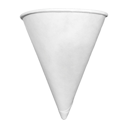 White Paper CONE Cup 4oz Pack
